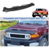Front Hood Shields Cover Compatible with Toyota FJ Cruiser 2007-2021, Car Hood Protector Bra Leather Front Hood Half Cover Protector Accessories
