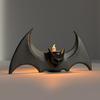 Halloween Black Bat Tealight Candle Tray Holder Bookshelf Fireplace Home Perfect Decorative