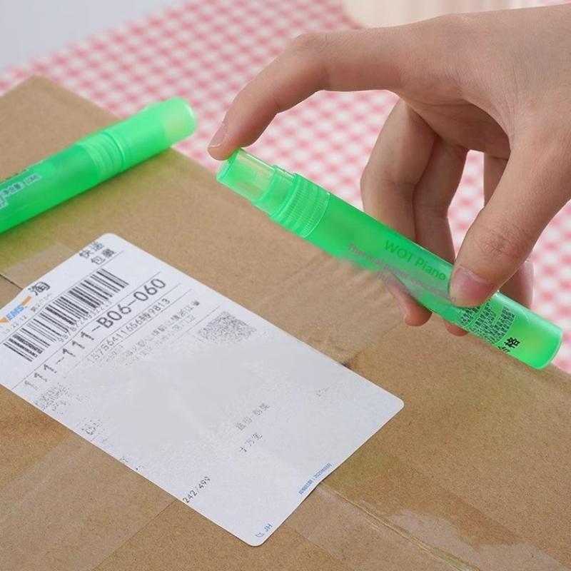 Thermal Paper Spray Correction Pen Privacy Information Eraser Quick Remove Marker For Ink Thermal Receipt Label Cover