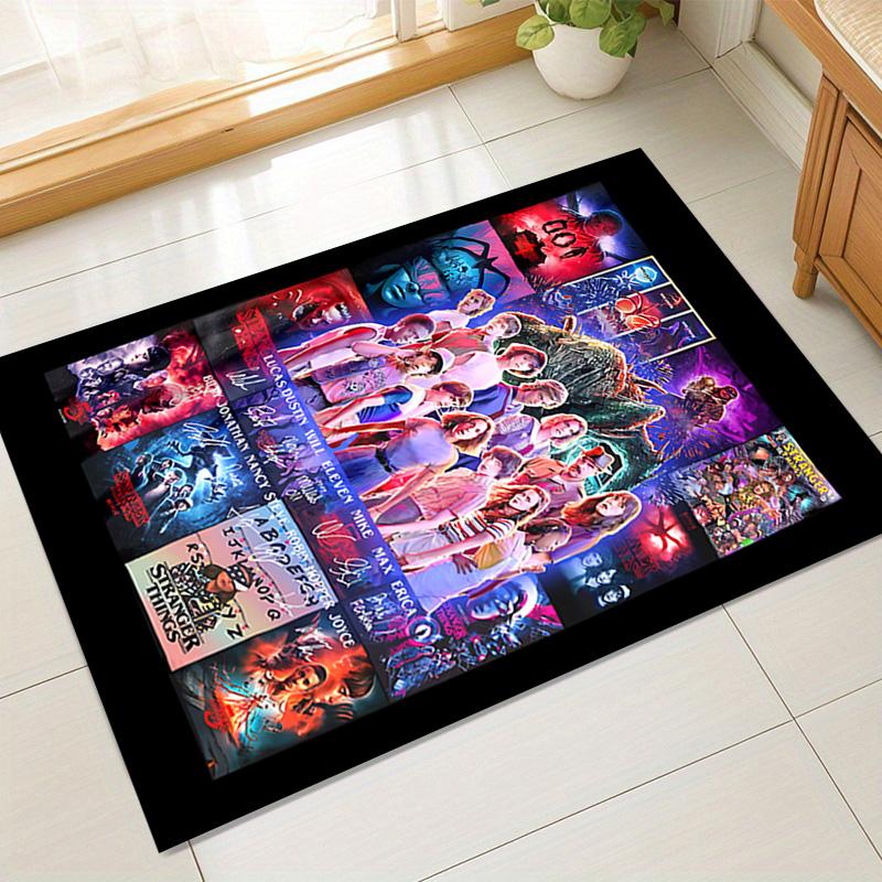 1pc Stranger Things Nightmares Carpet for Playroom Bedroom Living Room Sofa Home Decor,kids Game Area Rug Non-slip Floor Mat Y826113