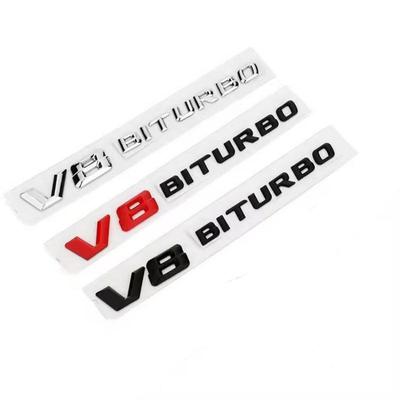 Mercedes-Benz V8 BITURBO Twin-Turbo Rear Fender Badge