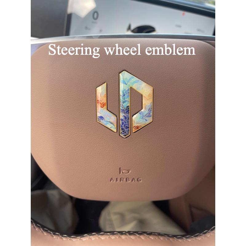 For Leapmotor B10 B01 C01 C10 C11 C16 Front Logo Sticker Wheel Hub Logo Steering Wheel Logo 3D Personalized Decorative Stickers