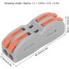 Terminal Conductor 50Pcs Quick Compact Conductors Soft Hard Wire Connectors Industrial Connector SPL-2