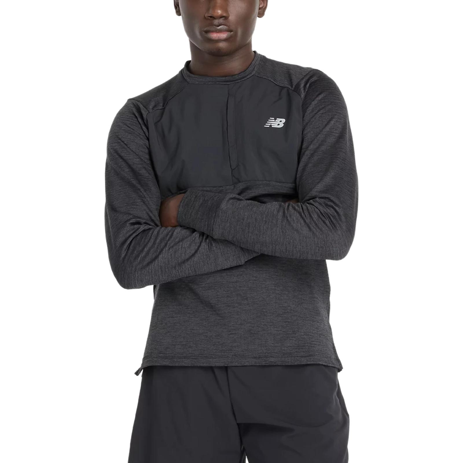 Мужская футболка New Balance Heat Grid Черная MT43205-BK S
