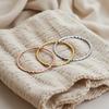 1Mm Fine Light Luxury Crushed Ice Titanium Steel Ring for Women, Does Not Fade Ing Tide High-end Temperament Women's Joint Tail Ring