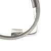 89708 Rear Brake Lines 2PCS Extended Braided- Stainless Steel Fit 4-6in Lift Jeep- Wrangler- JK 2007-2018 Replacement Parts Kit
