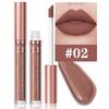 DUNUF 18 Farben Mattes Samt-Lippenstift Wasserdicht Langanhaltend Nude Matt Lipgloss Klar Feuchtigkeitsspendendes Lippenöl für Damen Make-up