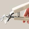 Anti-Scalding Bowl Clip Strong Stainless Steel Plate Gripper Comfortable Grip Hot Bowl Dish Clip Heat Insulation Plate Removal Tool Anti-Slip