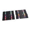 24pcs Glitter Markers Double Ended Highlighter Marker Pens for Drawing Gift Card Doodle Art Painting