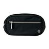 1.8L Wunderlust Metal Logo Zipper Closure Nylon Chest Bag Waist Bag Unisex Bags Black LU9AXES-0001