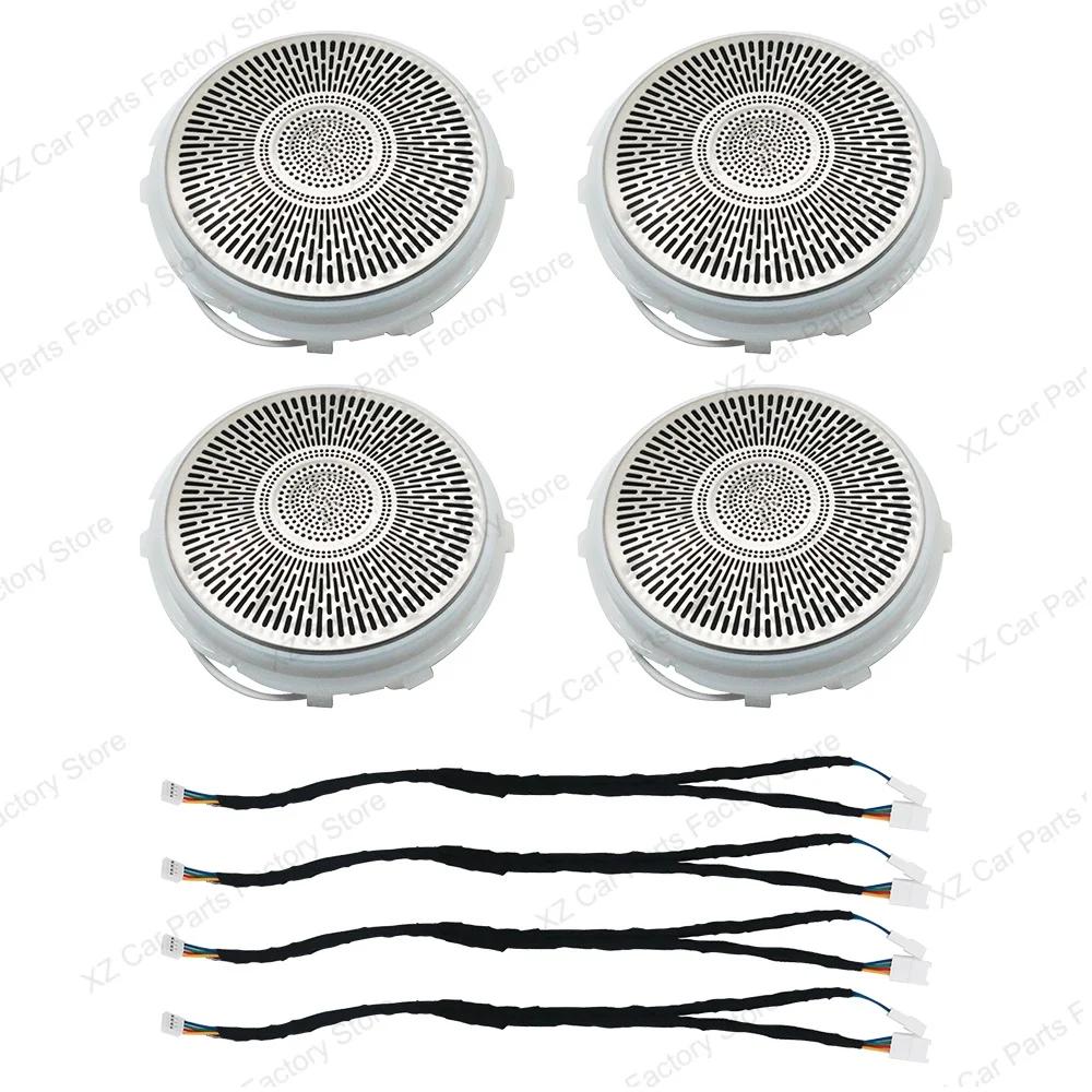 GMO3 New LED Speaker Cover For Mercedes Benz W205 X253 W213 W238 C/GLC/E-class Coupe Car Door Horn Decorative Ambient Light