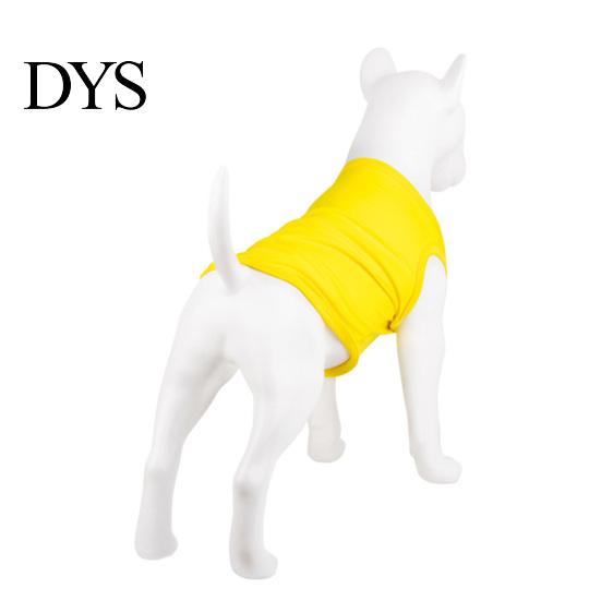 Dog Vest Solid Color Round Neck Elastic Pet Clothes Cotton T-shirt Summer Puppy Costume