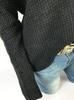 2025 Women's European & American Autumn/Winter High Neck Knit Sweater - Solid Colors