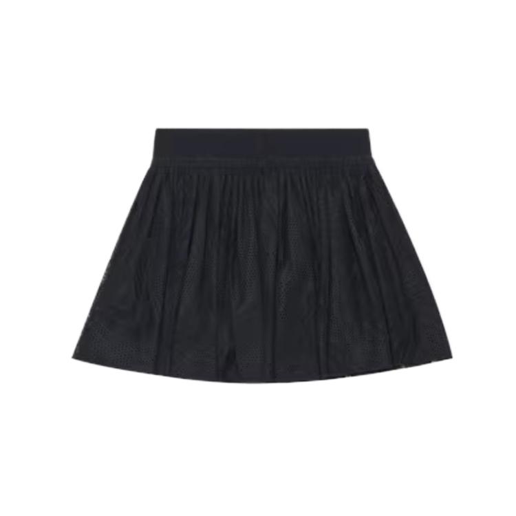 Nike Solid Color Brand Logo Moderate Skirt Summer Kids' IW1767-010