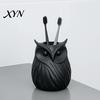 Pencil Holder 3D Printed Owl Pen Holder, 2 in 1 Flower Vase Desk Organizer, Cute Plastic Makeup Brush Home Office Decor Stationery Organizer