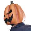 Latex Pumpkin Head Mask Scary Halloween Costumes Pumpkin Head Mask Creepy Cosplay Headgear Decorative Headdress Costume