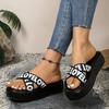 Fashion Summer Women Slippers Garden Shoes Comfortable Outdoor Slippers Fashion Flat Sandals Beach Slide Casual Home Slides Women