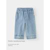 David Bella Girls' Jeans Straight-Leg Pants Children's Trousers Baby Girl Long Pants Children's Clothing 2026 Spring New Style