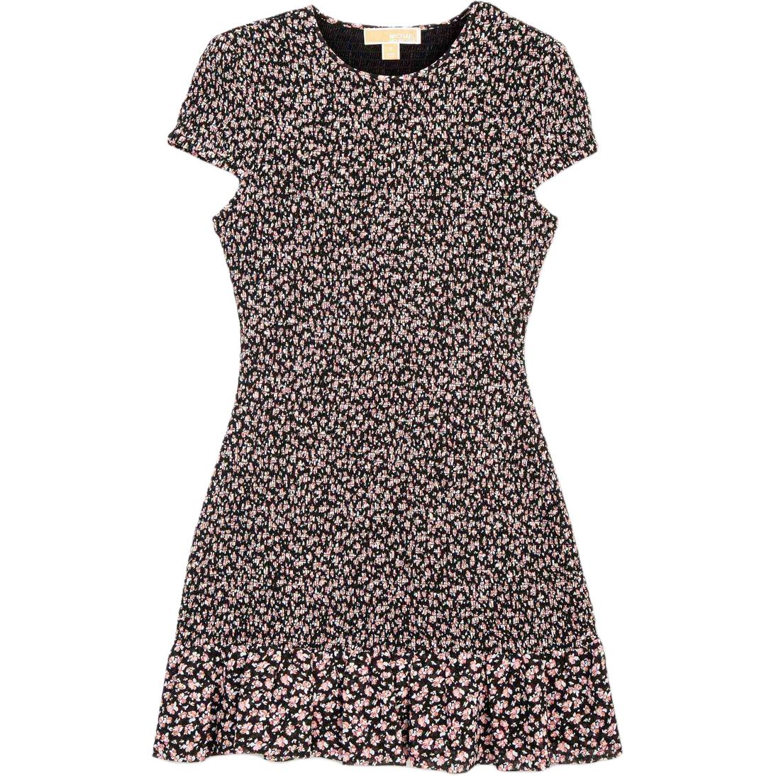 Michael Kors Pleated Floral Print Short