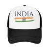 Sommer-Sonnenhüte Minimal Indien Dreifarbig Pinselkunst Baseballkappe Niedliche Hip-Hop-Hüte Gewaschen Damen Herren Tennis Skate Baseballkappen