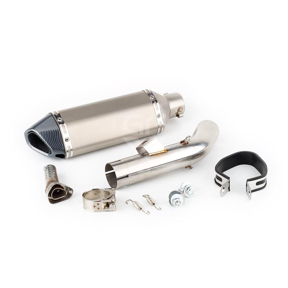 For Honda VFR 800 2014 to 2020 VFR 800 X 2011-2014 VFR800 VFR800X Escape Motorcycle Exhaust Muffler With Mid Link Pipe Slip-on B