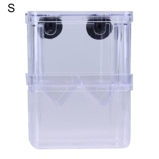 Acrylic Transparent Double Layer Aquarium Fish Breeding Isolation Box Incubator
