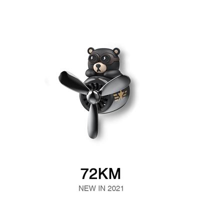 72KM Odświeżacz Powietrza do Samochodu Niedźwiedź Pilot Obrotowe Śmigło Kratka Wentylacyjna Zapach Magnetyczny Design Akcesoria Samochodowe Perfumy do Wnętrza