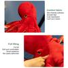 Octopus Plush Toy Realistic Red Giant Stuffed Animal Soft Octopus Creeping Toy Deep