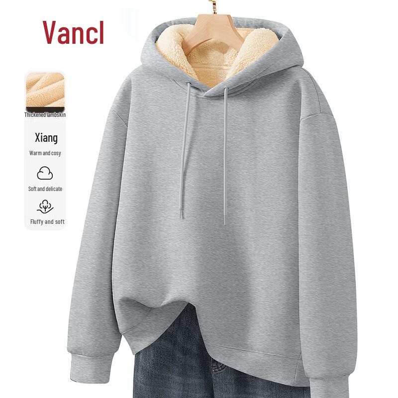 VANCL Men s Hooded Fleece Sweatshirt M