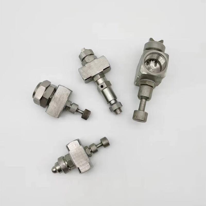 Stainless Steel Adjustable Air-Water Atomizing Nozzle CN plug (adapter included)