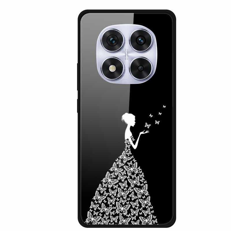 Hard Back Cover For Xiaomi Redmi Note 14 Pro 5G Case Soft Bumper Tempered Glass Case For Redmi Note 14 Pro 4G Case Note14 Pro