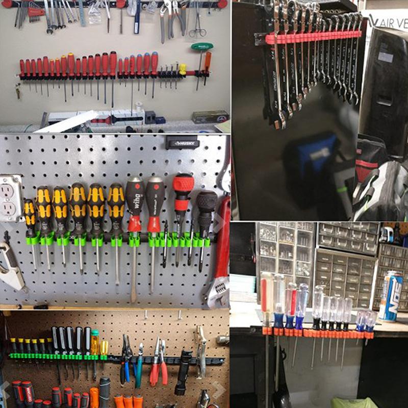 Skruvmejsel Organizer Verktygshållare Vägg Organizer Väggfäste För Vice skiftnyckel Tång Skruvmejsel Organization Display Rack