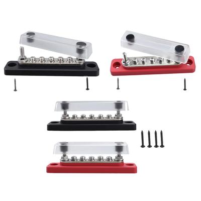 5 Terminal Bus Bar Power Distribution Block Easy To Install with Transparent