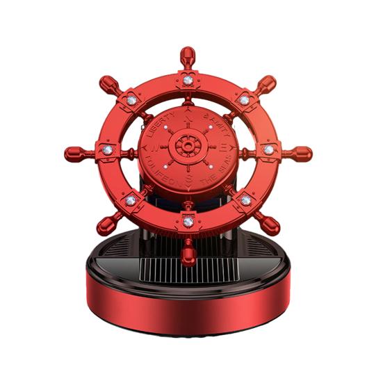 Aromaterapia samochodowa zasilana energią słoneczną obrót o 360 stopni odświeżacz powietrza akcesoria samochodowe wnętrze kreatywny kształt hełmu automatyczny oczyszczacz powietrza