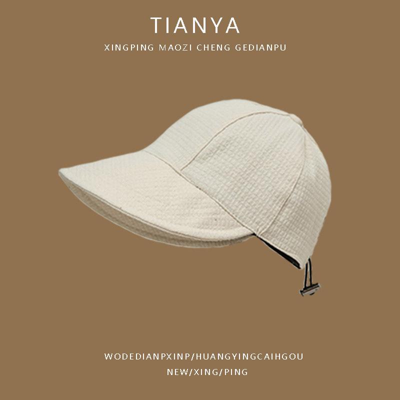 Women Girls Y2K Sun Visor Hat Wide Brim Summer UPF 50+ UV Protection Beach Panama Cap