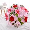 1pc Roses Pattern Automatic Opening/Closing Umbrella with Operation & Windproof Canopy - Folding Design, Holiday Gift Yy260225176