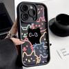 Cute Cat Silicone Phone Case For iPhone 16 Pro Max 13 17 Air 11 15 14 12 XS X XR 7 8 Plus SE 16promax Shockproof Funda Cover