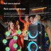 W-King T12 Portable Party Speaker with Karaoke & RGB Lights CN Plug (adapter Included)