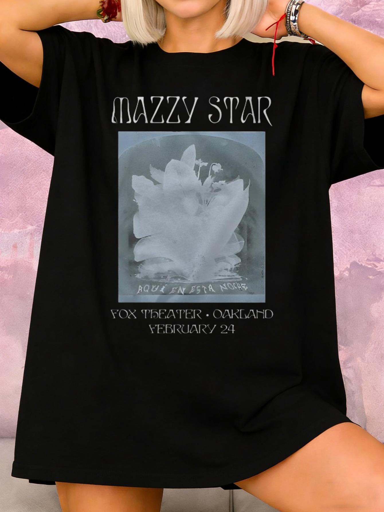 American Trendy Mazzy Star Tshirt Fade Into You Summer New Collection Unisex Casual Fashion Tshirt S