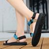 Fashion New Men's Fashion Sandals Flat Bottom Non Slip Summer Open Toed Beach Breathable Outdoor Soft Soled Walking Casual Shoes 2025