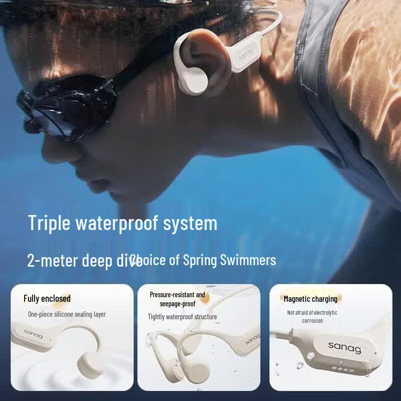 SANAG B60S Pro Bone Conduction Swimming Headphones