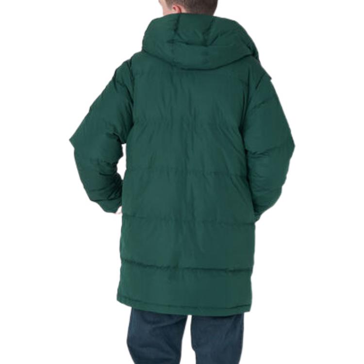 Levis FW22 Logo Mittellange Daunenjacke Herren Oberbekleidung Grün A0950-0005