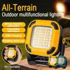 Multi-functional Square Work Light USB Rechargeable Flashlight Waterproof Mini Magnetic COB Floodlight Camping Job Site Lighting