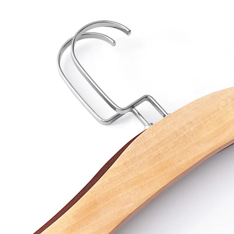 1pcs Wardrobe Storage Solid Wood Clothes Drying Rack Multi-function Solid Wood Trouser Towel Rack Home Apartment Clothes Rack