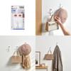 Sticky Wall Hooks Abs Double Hook No Drill For Kitchen Decoration Tool Stylish