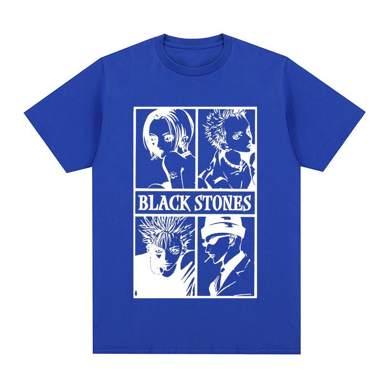 Black Stones Japanese Anime Nana Osaki Vintage tshirt Fashion Casual Streetwear Cotton Men T shirt New TEE TSHIRT Womens tops