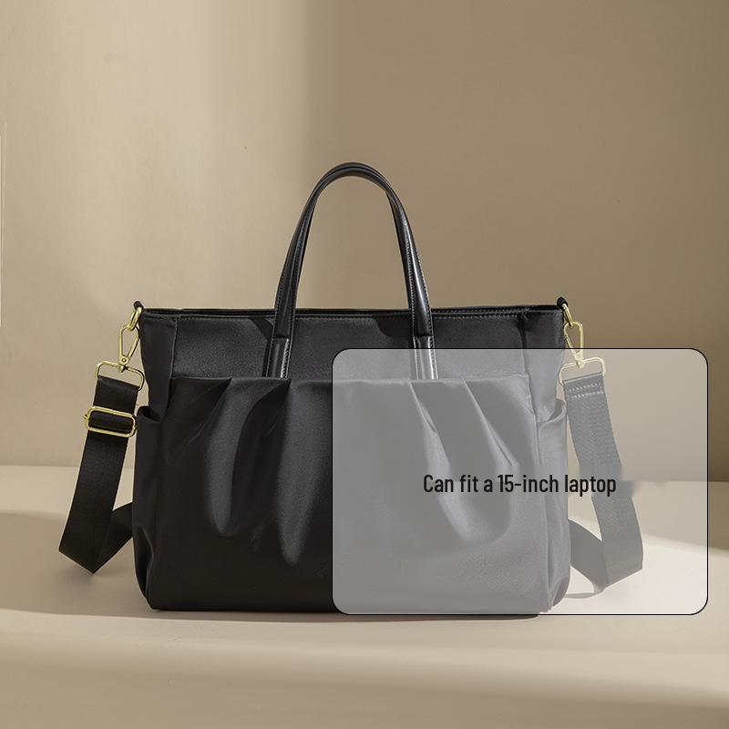 Damen Laptop Schultertasche - Große Kapazität 15,6" Aktentasche Tote