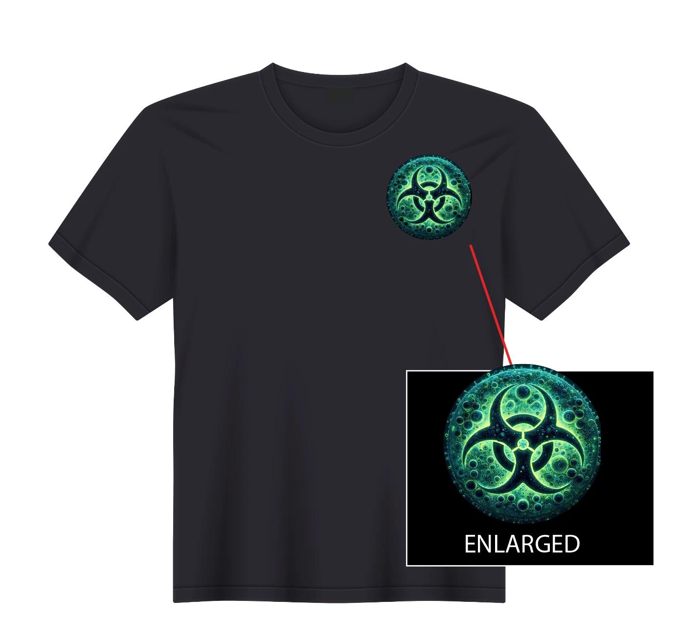 Biological hazard Biohazard Virus Toxin Symbol Logo T-Shirt NEW S, M, L, XL 2XL