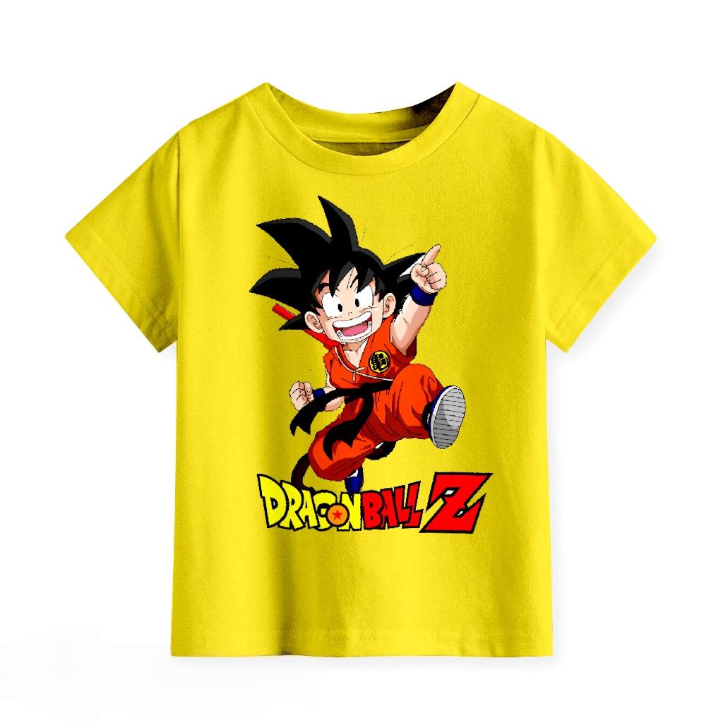 Dragon Ball Z Kids Cotton TShirtAdult Boys Girls Family Matching Casual TeeCute Kid Goku Anime Print Summer Short Sleeve Tops
