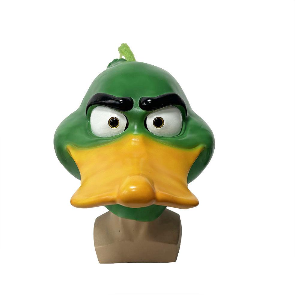 The duck flies forward Duck mask animal flying duck mic cos Performance Ball Latex Headgear Halloween Costume